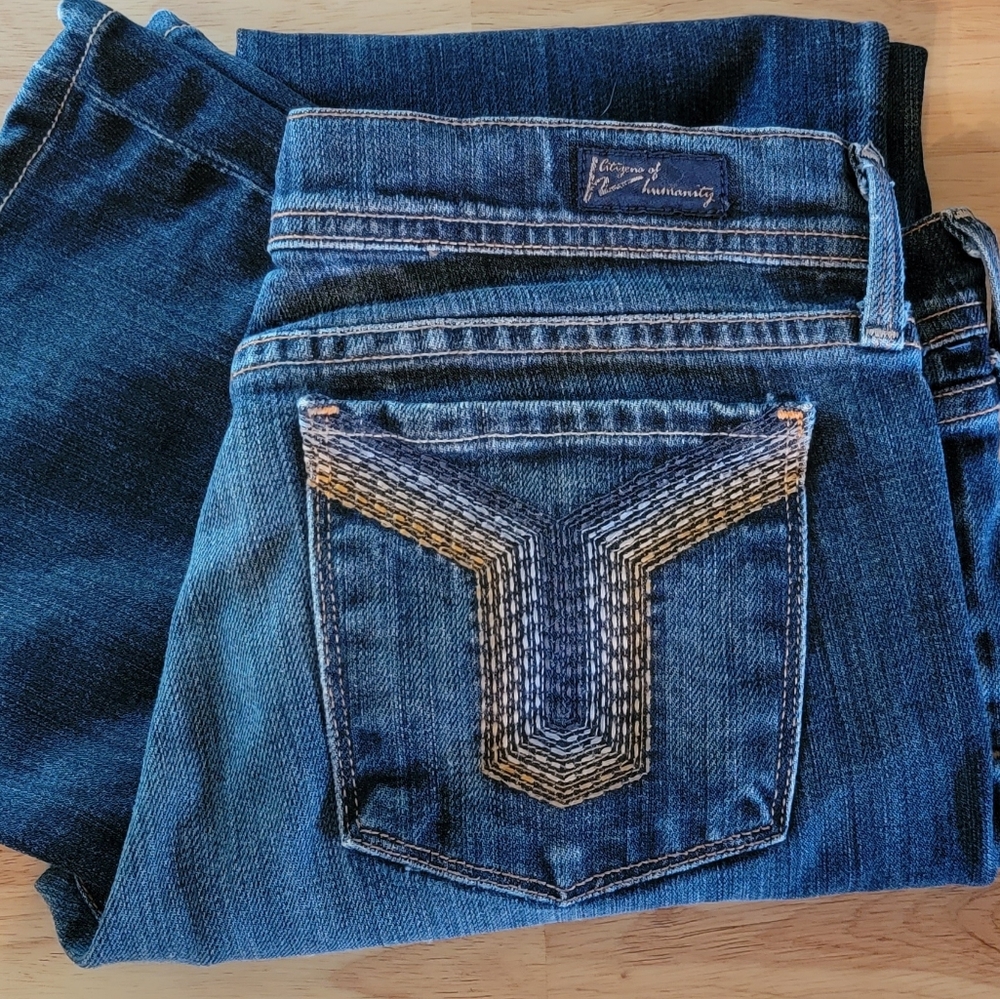Citizens Against Huamanity Venetian #164 Stretch Blue Jeans
